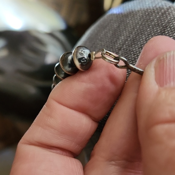 Stunning NWOT Native American Handmade Sterling Navajo Pearl Necklace 🩶🎁 - Picture 7 of 13